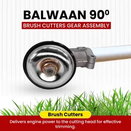 Balwaan Krishi Balwaan BGA-90 90 Degree Gear Assembly | Replacement Gearbox Head For Agricultural & Gardening Brush Cutters | Heavy-Duty Power Tool Spare Part & Accessory | MTAK-AC-BR-5671