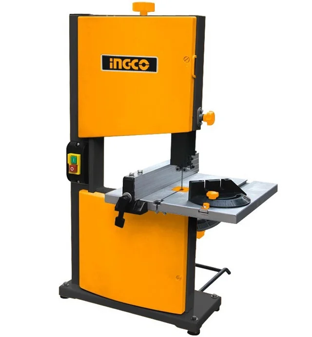 INGCO BS3502 350W Band Saw | 80mm Cutting Depth | 230mm Cutting Width | 1575mm Blade | 6.35mm 6TPI Blade | 0-45� Tilting Table