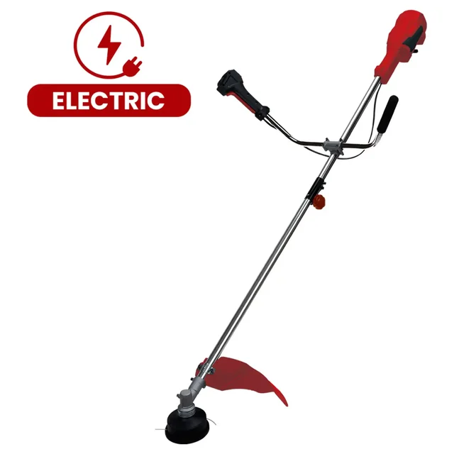 Balwaan Krishi Balwaan BCE-230 Electric Brush Cutter 1400W Motor with Bike Handle, Split Shaft, Trimmer Head for 2mm Nylon Rope, Belt & 7500 RPM - MTAK-EL-BR-7059