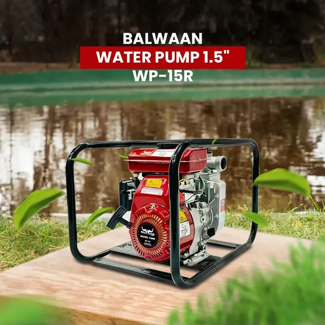 Balwaan Krishi Balwaan WP-15R Water Pump 1.5x1.5 Inch 4 Stroke Petrol Engine with Tool Kit & User Manual - MTAK-EN-WA-5678