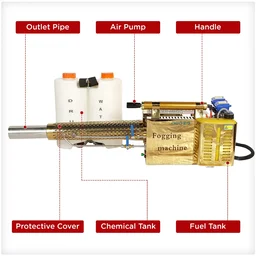 Balwaan Krishi Balwaan TF-120P Petrol Fogging Machine With Battery Start | Petrol-Powered Thermal Fogger With Lithium Battery | Portable Fogging Machine For Agricultural, Pest Control & Disinfection Applications | With Tool Kit, Safety Kit & User Manual | Mtak-En-Fo-6022