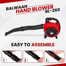 Balwaan Krishi Balwaan BL-260 Handheld Petrol Blower 26cc 2 Stroke Engine for Light-Duty Work with Tool Kit & User Manual - MTAK-EN-BL-6016