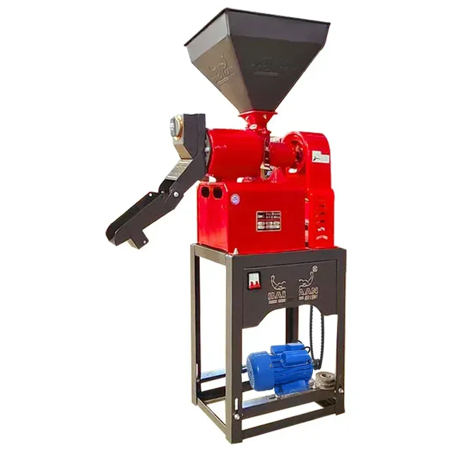 Balwaan Krishi Balwaan RM-320 New Model Rice Mill With 3 Hp Motor | 2800 Rpm Motor Operated Rice Huller & Paddy Milling Machine | Copper Winding Motor With Trip Switch & Flow Adjuster | Efficient Agricultural Rice Processing Machine With User Manual | Mtak-El-Po-6066