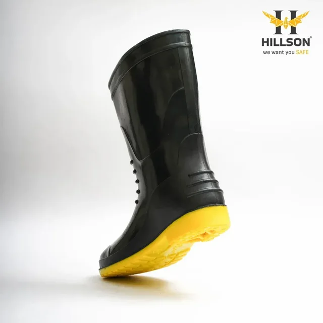 Hillson Shoes Hillson Breaker Yellow Safety Shoes | Industrial Safety Footwear | Durable & Comfortable Work Shoes - 6