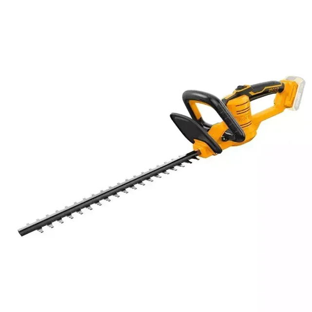 INGCO CHTLI20462 20V Cordless Hedge Trimmer | 2800 SPM | 460mm Laser-Cut Blade | 18mm Cutting Diameter | 2 x 2.0Ah Batteries & Charger