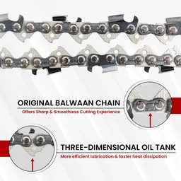 Balwaan Krishi Balwaan CN-18U 18 Inch Ultimate Chainsaw Chain | Heavy-Duty Replacement Cutting Chain For Wood Cutting, Logging & Tree Trimming Tools | Chainsaw Accessory & Spare Part | MTAK-AC-CH-5797