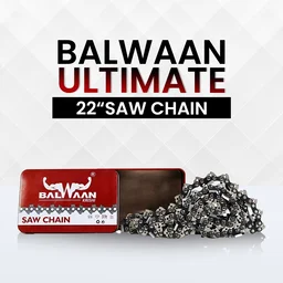 Balwaan Krishi Balwaan CN-22U 22 Inch Ultimate Chainsaw Chain | Heavy-Duty Replacement Cutting Chain For Wood Cutting, Logging & Tree Trimming Tools | Chainsaw Accessory & Spare Part | MTAK-AC-CH-5798