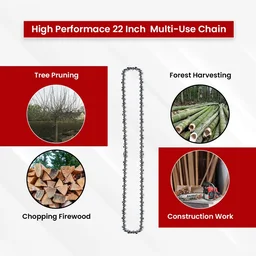 Balwaan Krishi Balwaan CN-22S 22 Inch Supremo Chainsaw Chain | Premium High-Performance Replacement Cutting Chain For Wood Cutting, Logging & Tree Trimming Tools | Chainsaw Accessory & Spare Part | MTAK-AC-CH-5796