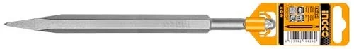 INGCO DBC0112501 14x250mm Pointed Chisel | Masonry & Concrete Chisel | SDS Compatible Tool Accessory