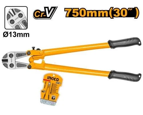 INGCO HBC1830 30" Bolt Cutter | Cr-V Blade | 13mm Max Cutting Capacity | Comfortable Handle | Heavy Duty
