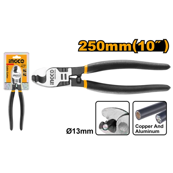 INGCO Cable cutter HCCB0210 is designed for practical, reliable performance in everyday workshop tasks.