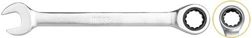 INGCO HCSPAR111 6mm Ratchet Spanner | 72T | 125mm | Cr-V Steel | Chrome Plated Matt Finish