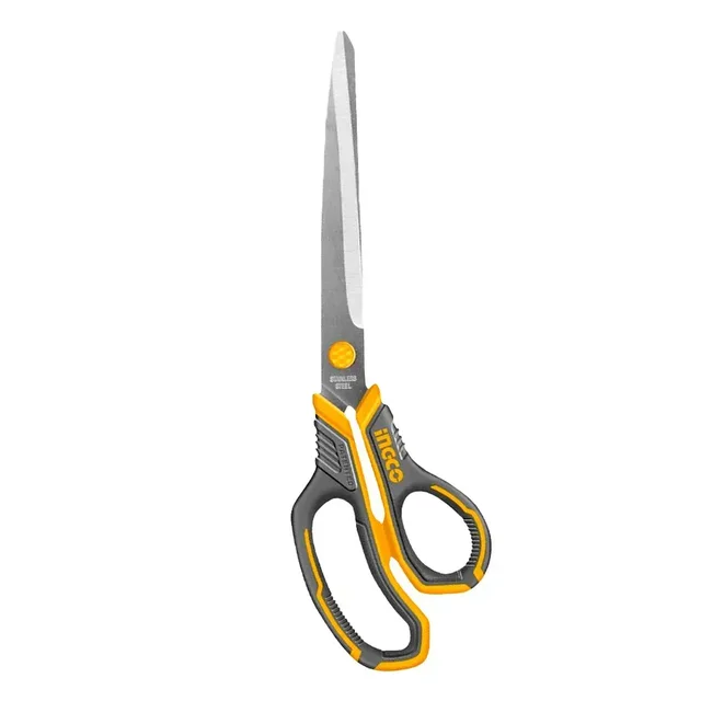 INGCO HSCRS812801 11 Inch Stainless Steel Scissors | 275mm | 2.5mm Thick Blade | Durable Utility Scissors