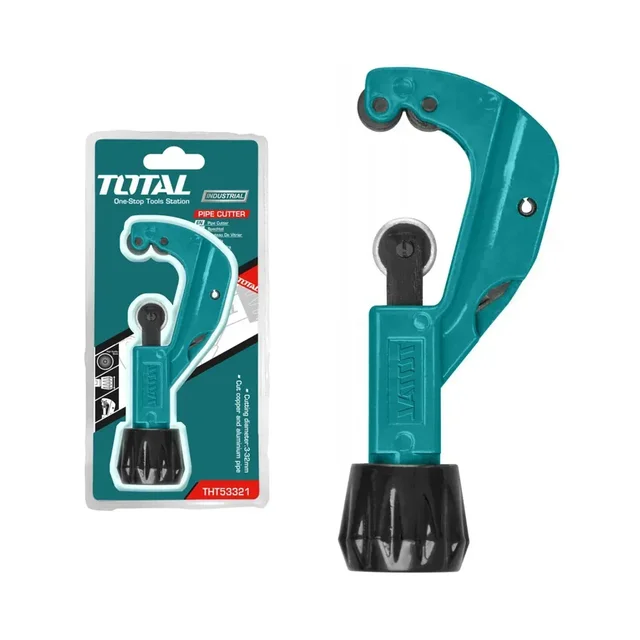 Total Tools TOTAL TOOLS 3-32mm Copper and Aluminum Pipe Cutter with High-Quality Blade and Aluminum Knob - THT53321