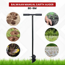 Balwaan Krishi Balwaan BE-6M Manual Tree Planter 6 Inch Hand Auger for Tree Planting & Soil Digging - MTAK-MA-HA-5670