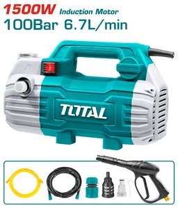Total Tools TOTAL TOOLS 1500W High Pressure Washer 100 Bar 1450 PSI with Copper Wire Induction Motor TGT11236