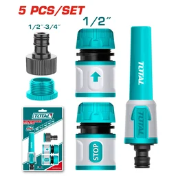 Total Tools TOTAL TOOLS 5-Piece Garden Twist Nozzle Set THHCS05122
