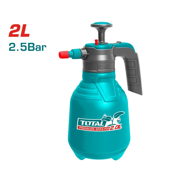 Total Tools TOTAL TOOLS 2L Pressure Sprayer with Safety Pressure Release Valve and Adjustable Nozzle - THSPP20202