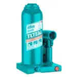 Total Tools TOTAL TOOLS THT109042 Hydraulic Bottle Jack 4 Ton Capacity, Heavy-Duty Hydraulic Car Lifting Jack with Safety Valve, 194mm Minimum Height, 372mm Maximum Height, 178mm Lifting Travel, 3.3kg Net Weight, Automotive Repair Tool