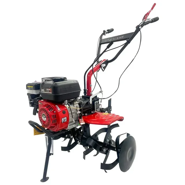 Balwaan Krishi Balwaan BP-450 Red Eagle 6.5HP 4-Stroke Petrol Power Weeder & Tiller | Lightweight Cultivator with 24 Blades, Disc & Tool Kit| MTAK-EN-PO-6004