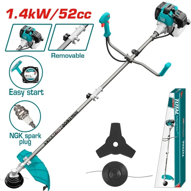 Total Tools TOTAL TOOLS 52cc Gasoline Grass Trimmer and Bush Cutter 2.2HP - TP5524421