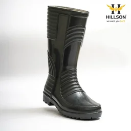 Hillson Shoes Hillson Welsafe Black Safety Shoes | Industrial Safety Footwear | Durable & Comfortable Work Shoes - 10