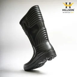 Hillson Shoes Hillson Welsafe Black Safety Shoes | Industrial Safety Footwear | Durable & Comfortable Work Shoes - 10