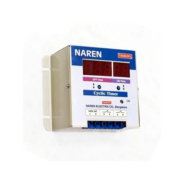 NAREN Electrix l Timers l Cyclic Timers l 3 phase Type l Cyclic Timer - 2 Relay/Save - SKU - 47309035