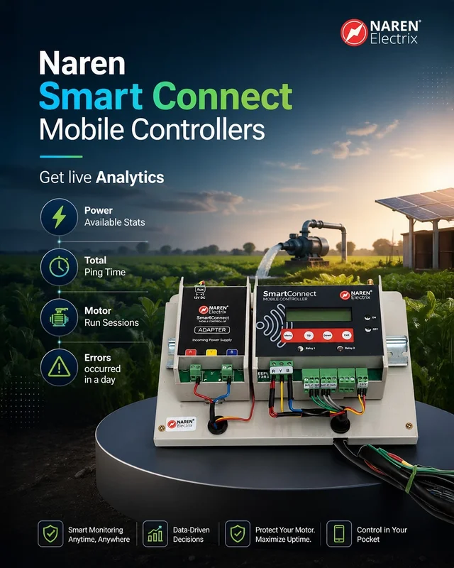 NAREN Electrix l Mobile Controllers l Wifi with Mobile App & Web App l Smart Connect Wifi (3 Phase) (with Mobile App) - SKU - 49550575