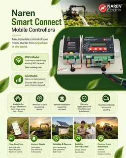 NAREN Electrix l Mobile Controllers l Wifi with Mobile App & Web App l Smart Connect Wifi (Single Phase) (With Mobile App) - SKU - 49550579