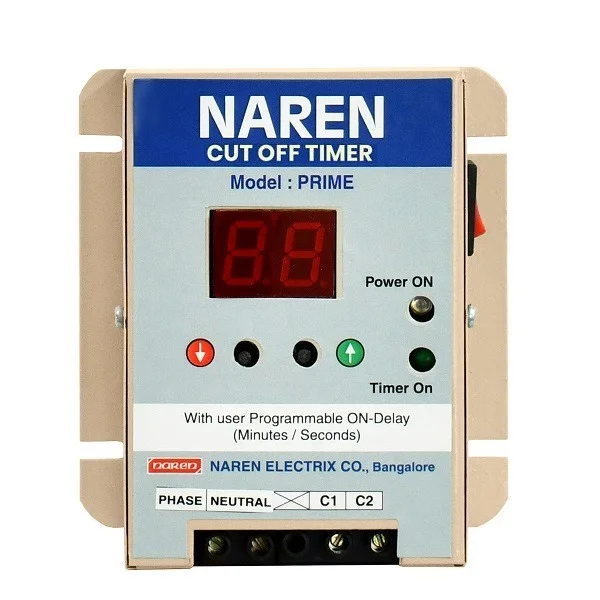 NAREN Electrix l Timers l Motor OFF Timers l 3 phase Type l Cut Off Timer Model: Prime (440V) - SKU - 47356975