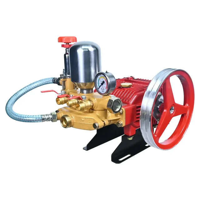 Balwaan Krishi Balwaan BH-33 HTP Pump 2 Mouth 1/2 + 1 Mouth 1/4 with 230mm Aluminium Pulley, Wire Overflow Hose, Suction Hose, Accessories Bag & User Manual - MTAK-SP-HT-7046