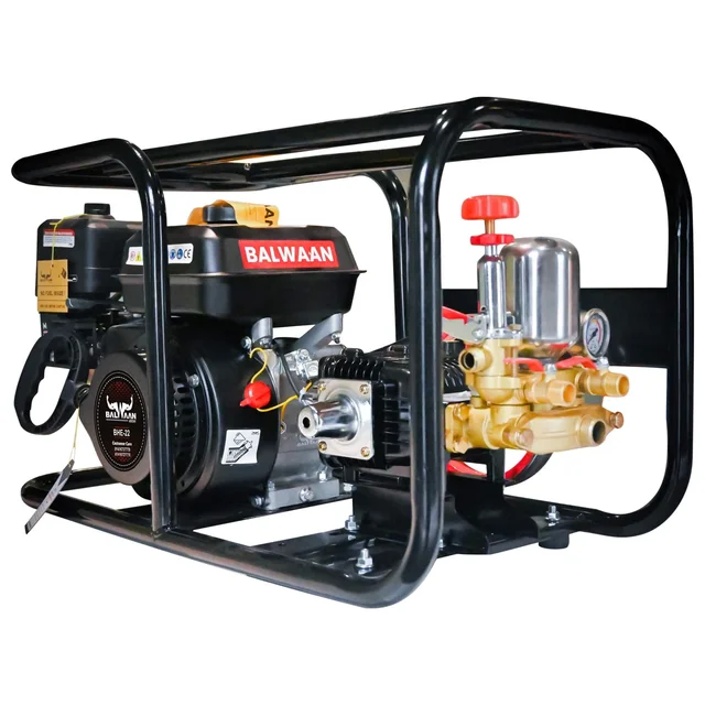 Balwaan Krishi Balwaan BHE-22 HTP Pump with BX-212 212cc 4 Stroke Petrol Engine, Powerful Agricultural Sprayer Pump with Tool Kit , Gun & Hose Pipe Not Included - MTAK-EN-PO-5396