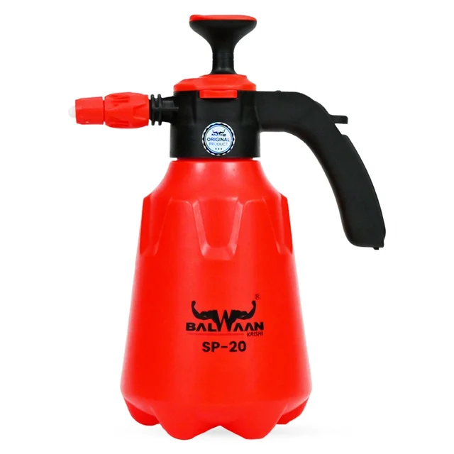 Balwaan Krishi Balwaan SP-20 3-in-1 Garden Sprayer 2 Litre Manual Sprayer with Spray Nozzle, Extendable Spray Lance & Foam Spray Nozzle - MTAK-MA-SP-5591