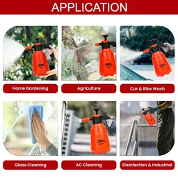 Balwaan Krishi Balwaan SP-20 3-in-1 Garden Sprayer 2 Litre Manual Sprayer with Spray Nozzle, Extendable Spray Lance & Foam Spray Nozzle - MTAK-MA-SP-5591