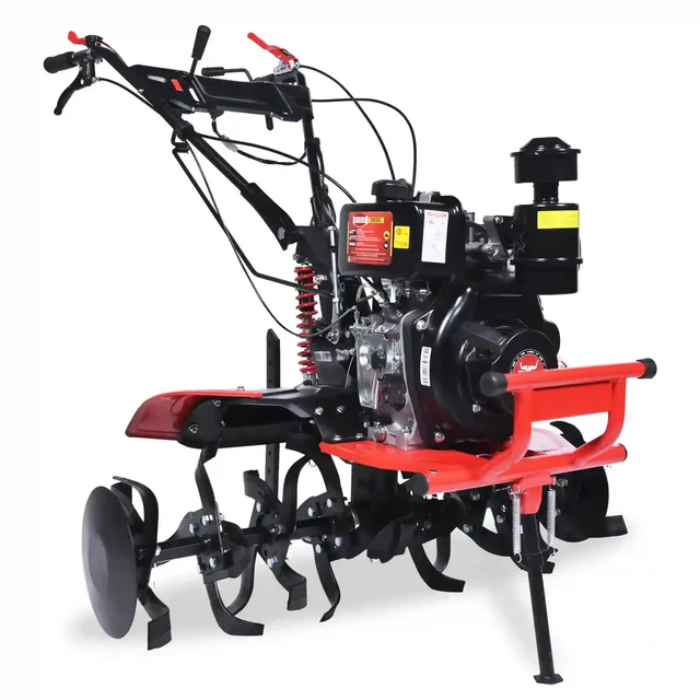 Balwaan Krishi Balwaan BP-880E 7.5HP 4-Stroke Diesel Power Weeder & Tiller | Self-Start (SENS Battery), Mat Shocker, Bigger Gear Box & 32 Blades| MTAK-EN-PO-7055