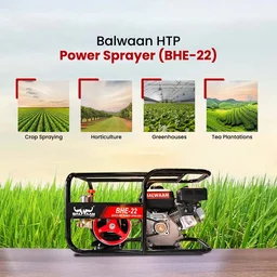 Balwaan Krishi Balwaan BHE-22 HTP Pump with BX-212 212cc 4 Stroke Petrol Engine, Powerful Agricultural Sprayer Pump with Tool Kit , Gun & Hose Pipe Not Included - MTAK-EN-PO-5396