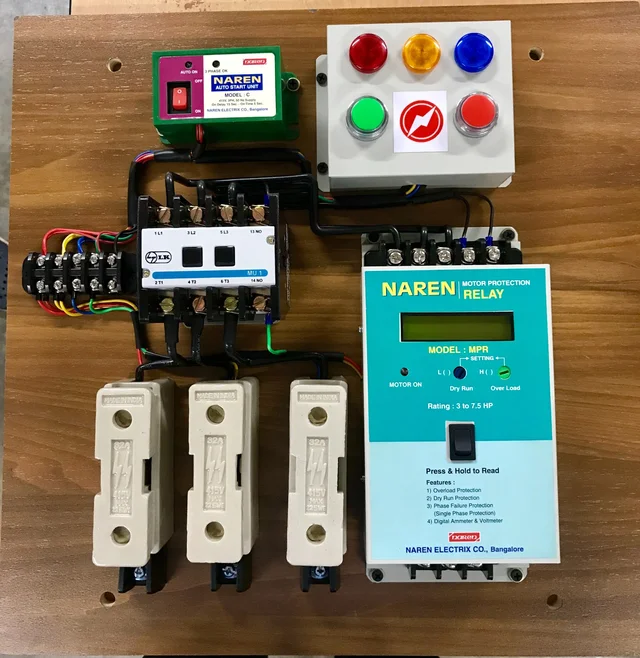 NAREN Electrix l Control Starter l 3 Phases l Digital l DOLDS - Wood Board (Open Type) - SKU - 47603848
