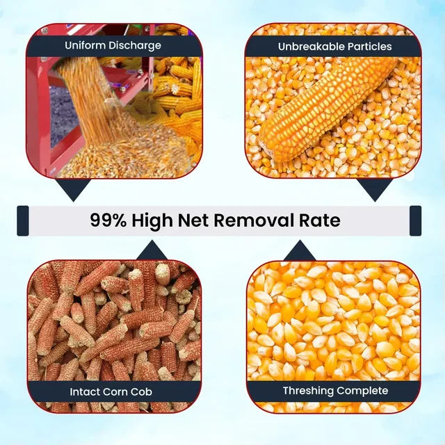 Balwaan Krishi Balwaan CT-500 Corn Thresher With 1.3 HP Motor | 2800 Rpm Motor Operated Maize & Corn Threshing Machine | Single Roller Agricultural Thresher For Efficient Corn & Grain Separation | With User Manual | MTAK-EL-CO-5485