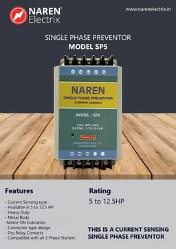 NAREN Electrix l Single Phase Preventors l Model SP5 (Sona Type) - SKU - 47312411