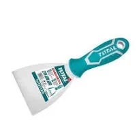 Total Tools TOTAL TOOLS Putty Trowel 80mm, Stainless Steel, Heat Treated, Fine Polished Putty Knife for Painting & Plastering - THT83806