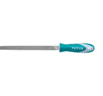 Total Tools TOTAL TOOLS Flat Steel File 200mm Length, T12 Steel, Flat Shaped Metal File for Shaping, Smoothing & Finishing - THT91186