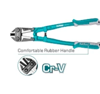Total Tools TOTAL TOOLS 42" Bolt Cutter with Cr-V Blade, Black Finish and Polish, Two-Color TPR Handle, and Paper Card Packaging - THT113426