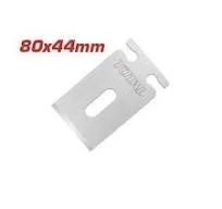 Total Tools TOTAL TOOLS Planer Blade 80 x 44mm, Replacement Blade Compatible with THT9391, Replacement Planer Blade - THT9391BL