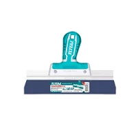 Total Tools TOTAL TOOLS Drywall Taping Knife 14"/350mm, Carbon Steel Blade (0.5mm) with Reinforced Aluminum Profile - THPUT78350