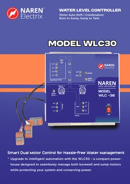 NAREN Electrix l Water level Controllers l Dual Motors ( 2 Motors 1 Controller ) l WLC-30 (Alternate Switching) - 48083672