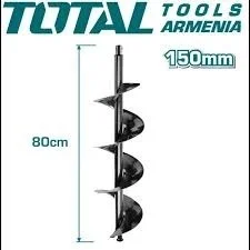 Total Tools TOTAL TOOLS 150mm � 80cm Earth Auger Bit for TEA55221-1 Earth Auger TEA55221-2