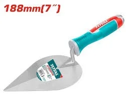 Total Tools TOTAL TOOLS Bricklaying Trowel 7"/188mm, 9.5mm Connecting Rod & Unique Plastic Handle Masonry Trowel - THT82766