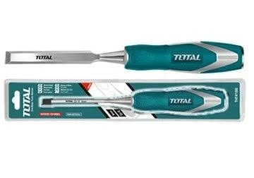 Total Tools TOTAL TOOLS Wood Chisel 6mm Width x 140mm Length, Cr-V Steel Blade, Professional Woodworking Hand Tool - THT4166