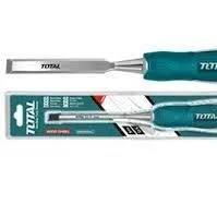 Total Tools TOTAL TOOLS Wood Chisel 12mm Width x 140mm Length, Cr-V Steel Blade, Professional Woodworking Hand Tool - THT41126